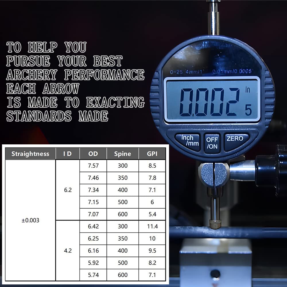 Black Eagle Outlaw Fletched Crested Arrows - .005