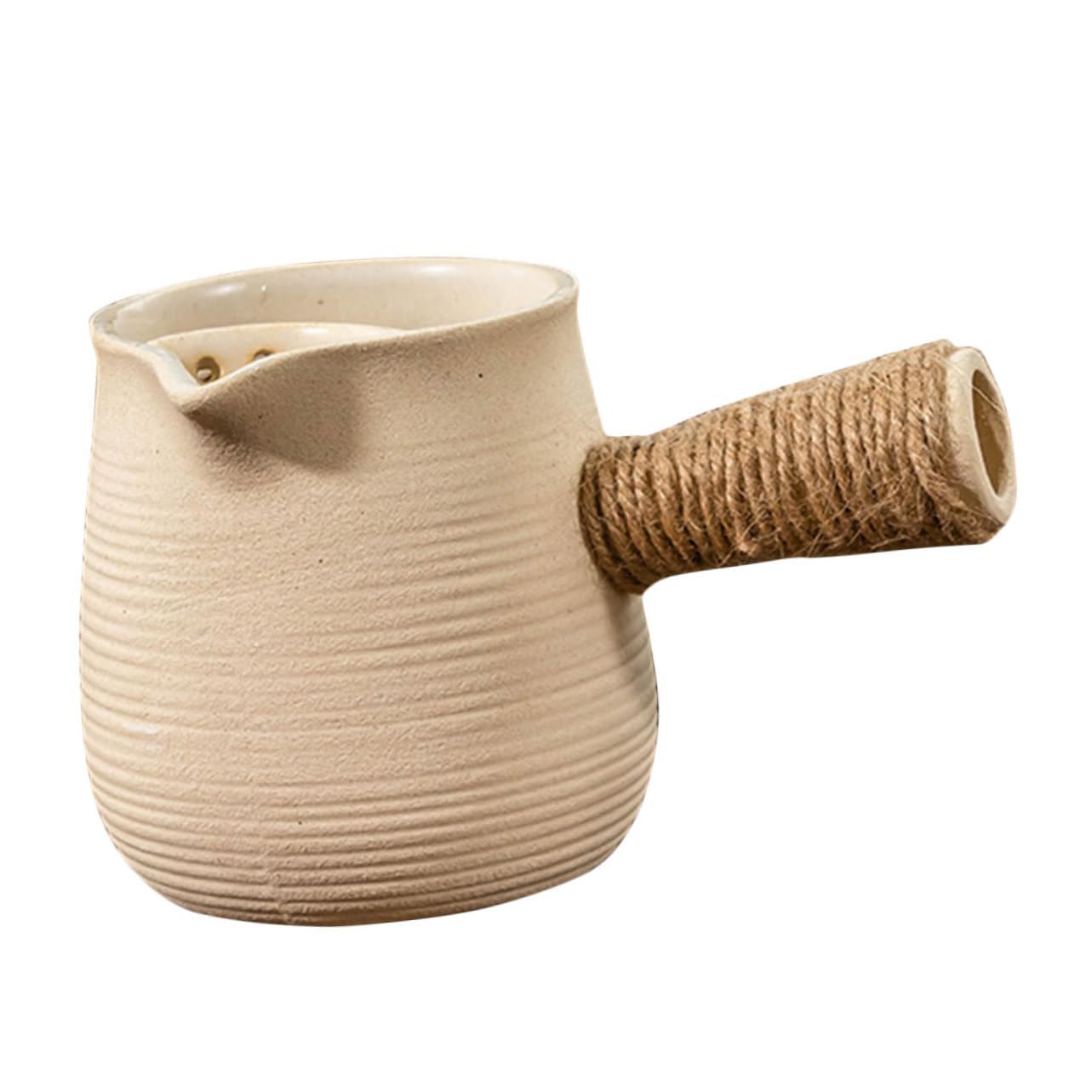 SOLUSTRE Camping Clay Teapot with Filter Chinese Style Kettle for Home Outdoor Use Elegant Design for Tea Lovers Easy to Clean Resistant