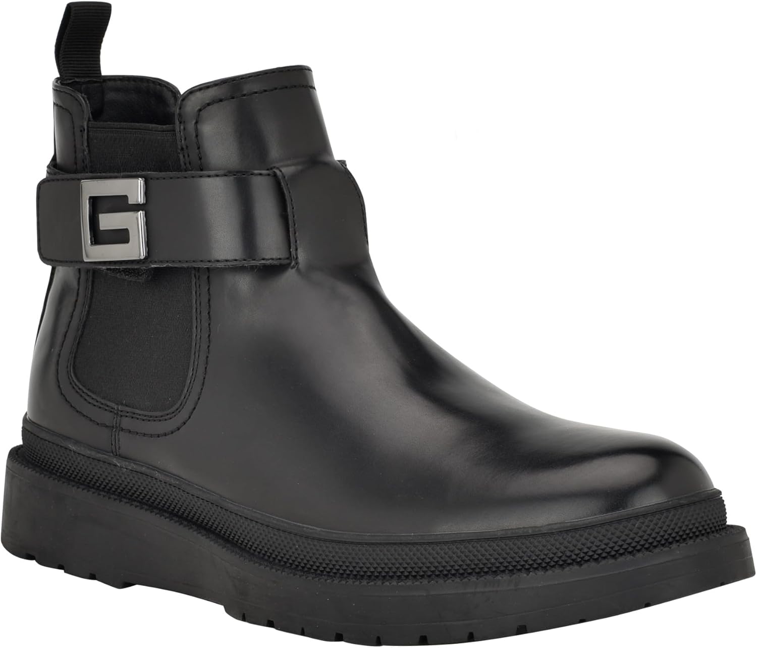 GUESS Men's Carpus Fashion Boot, Black 001, 8.5