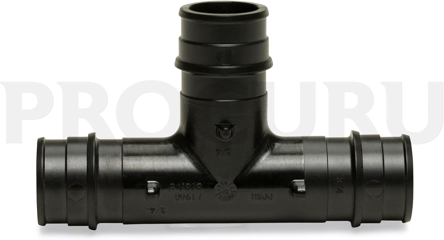[25-Pack] PROCURU 3/4-Inch Tee, Expansion PEX-A F1960 Plumbing Fitting, Certified Safe