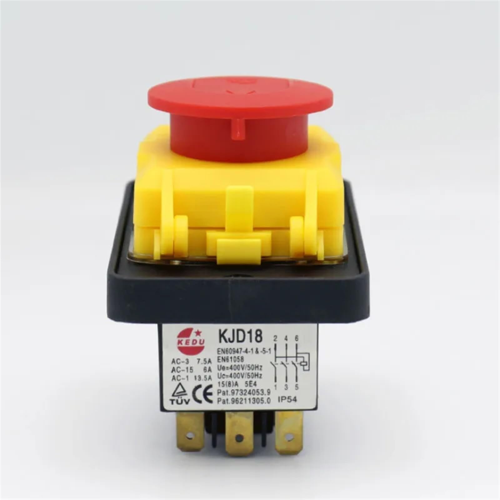 Kedu KJD18 7-poliger Elektromagnetischer Leistungsschalter – 400V/50Hz, 7,5A (AC-3) – Für Schiff, Boot, Schleifmaschine Leistungsschalter 7-polig Kedu KJD18 7-poliger Elektromagnetischer Leistungsschalter – 400V/50Hz, 7,5A (AC-3) – Für Schiff, Boot, Schleifmaschine Leistungsschalter 7-polig