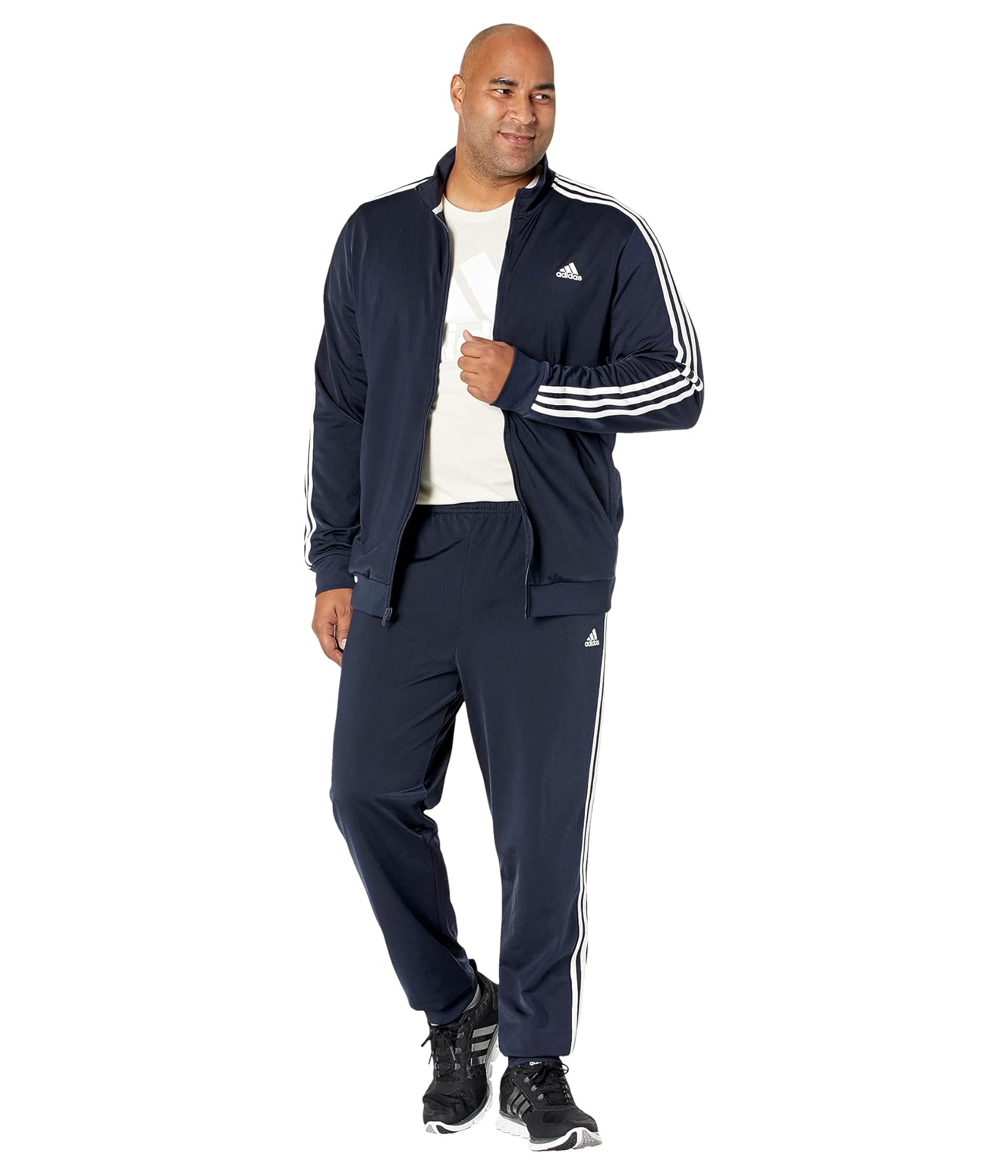 Herrenmäntel & Oberbekleidung Adidas Essentials 3-Streifen Strickjacke - Bild 35 von 39