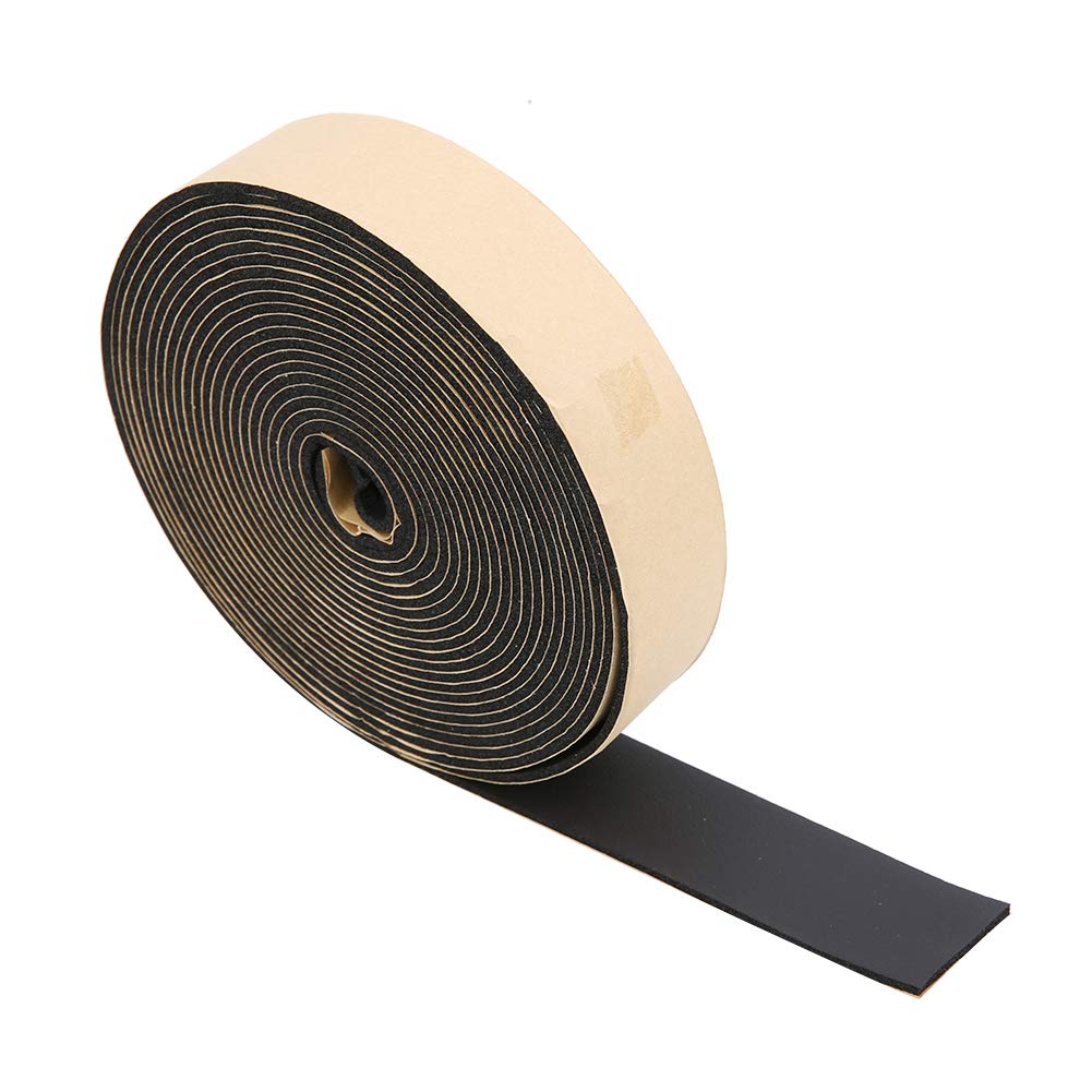 Cinta de Espuma, for Accesorios de Hardware Cinta Adhesiva de una Cara DIY Cinta de Sellado de Espuma autoadhesiva Cinta de Tira de Esponja for Aire Acondicionado, Armario, Armario
