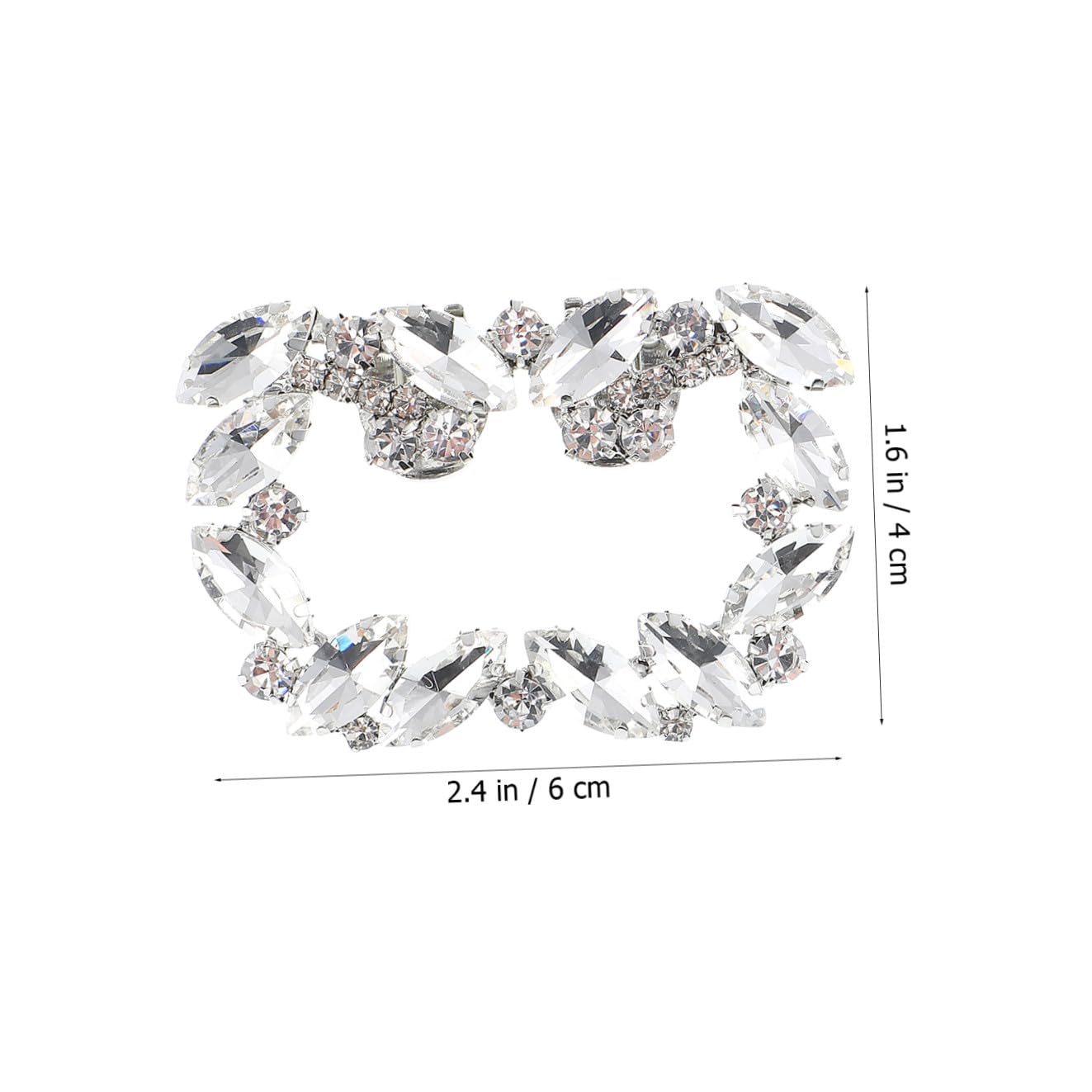 BESPORTBLE Fibbia per Scarpe Sposa con Accessorio per Decorazione per Matrimoni e Clip per Scarpe Sposa Adatta