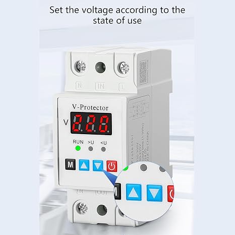 Digital Voltages Monitors with Auto Reset Function Over & Unders Voltages Protections for Household & Industrial Application Automatic Reset Guard