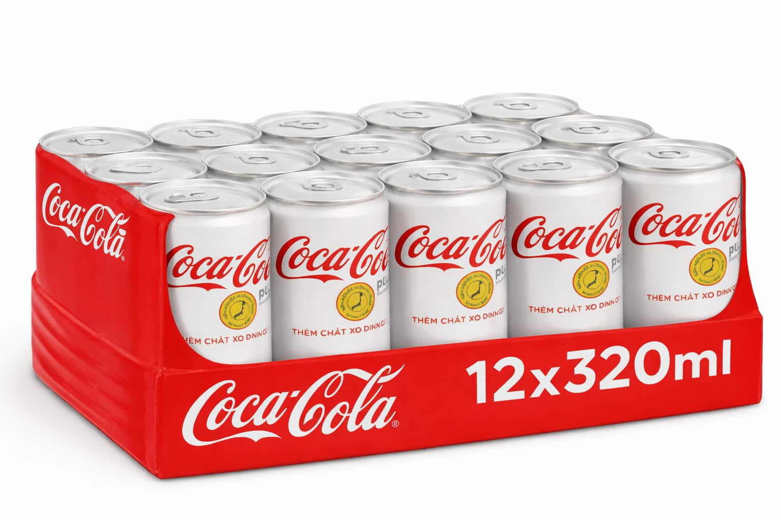 Coca-Cola Plus Zero Sugar & Zero Calories Soft Drink (Pack Of 12