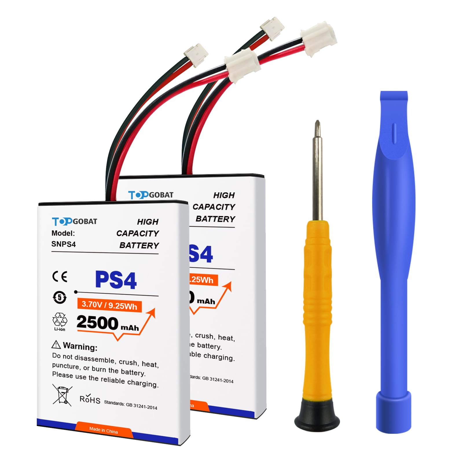 2 batteries pour manette PS4