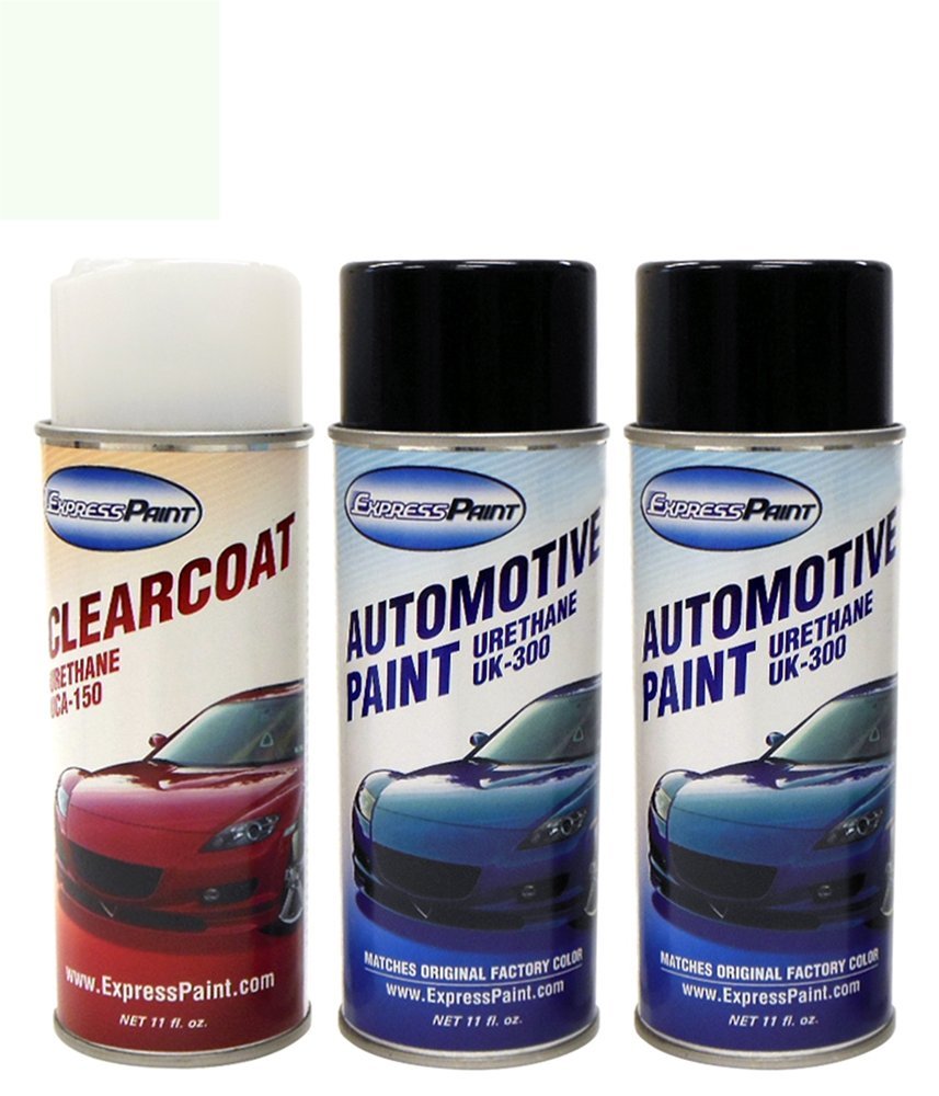 ColorRite Aerosol Automotive Touch-up Paint for Infiniti G35 - White Pearl Tri-Coat QX1 - Color+Clearcoat Package