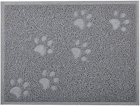 Cat Litter Box Debris Catcher Mat 16x12 Inches,4 Colors Available (Gray)