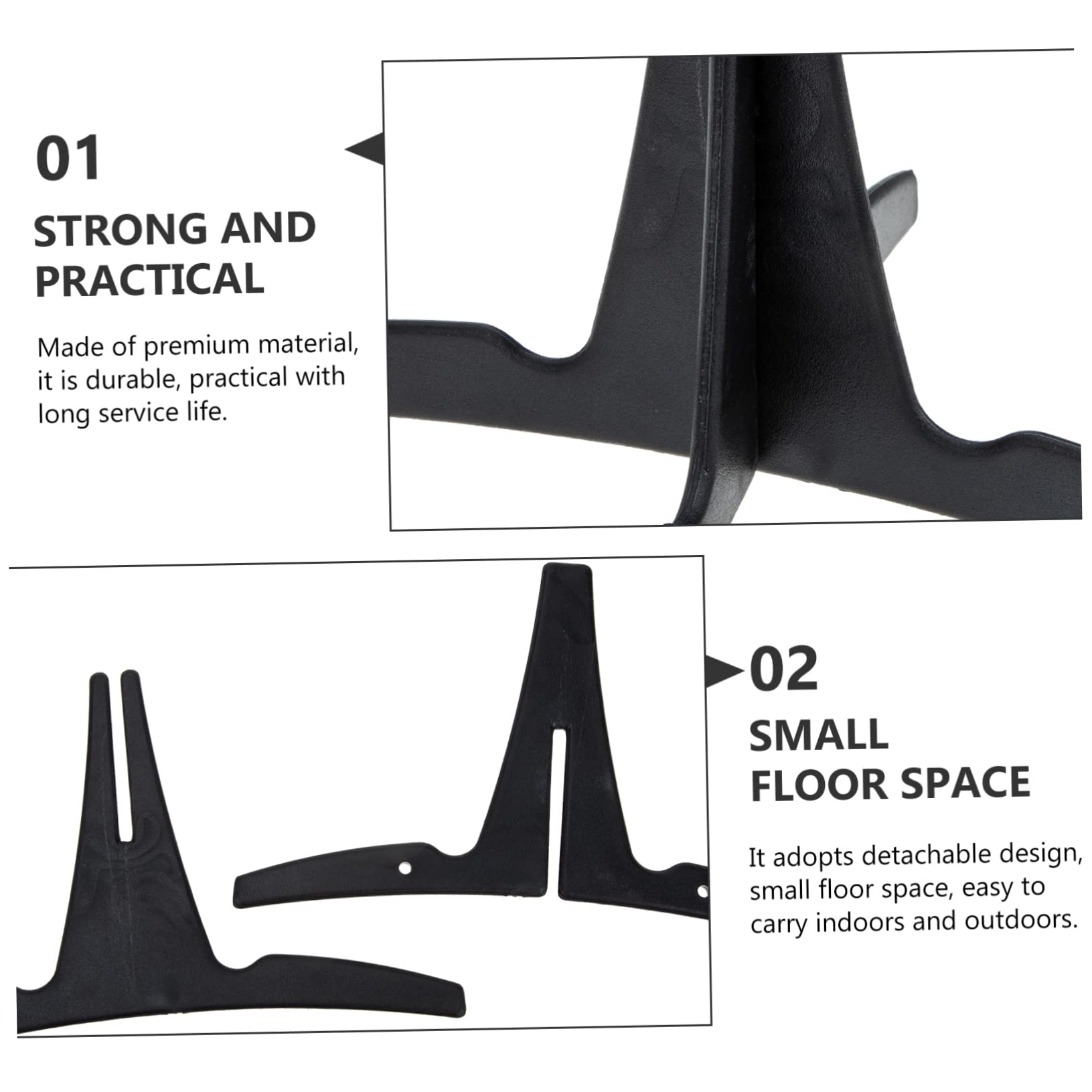 ifundom Portable Clarinet Stand Detachable Design Sturdy Legged Holder for Easy Storage and Transport for Wind Instrument Display and Use