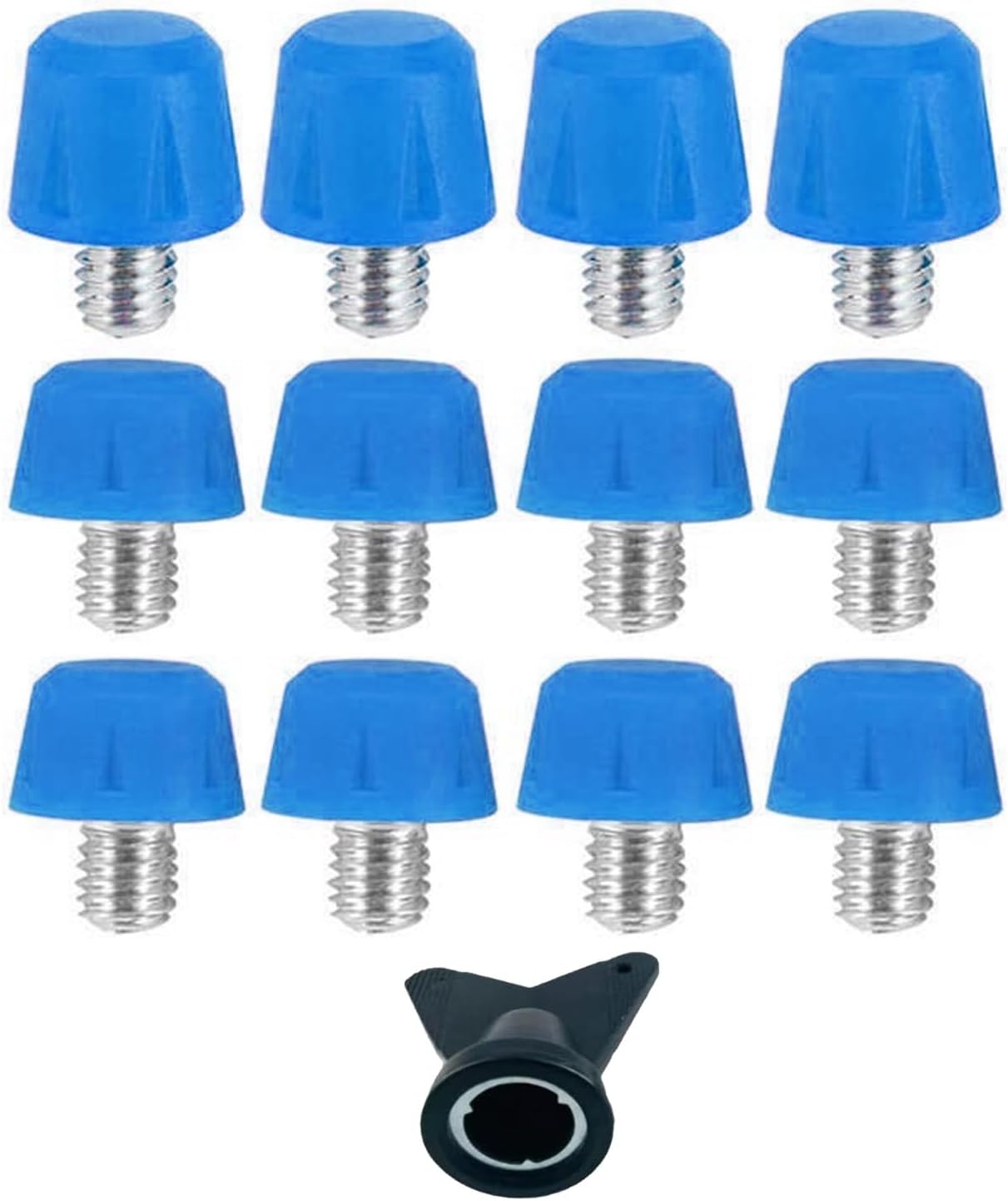 12Pcs Soccer Boot Cleats Football Boot Spikes 6mm Thread Studs Soccer Screw Cleat Studs Enduring Replacement