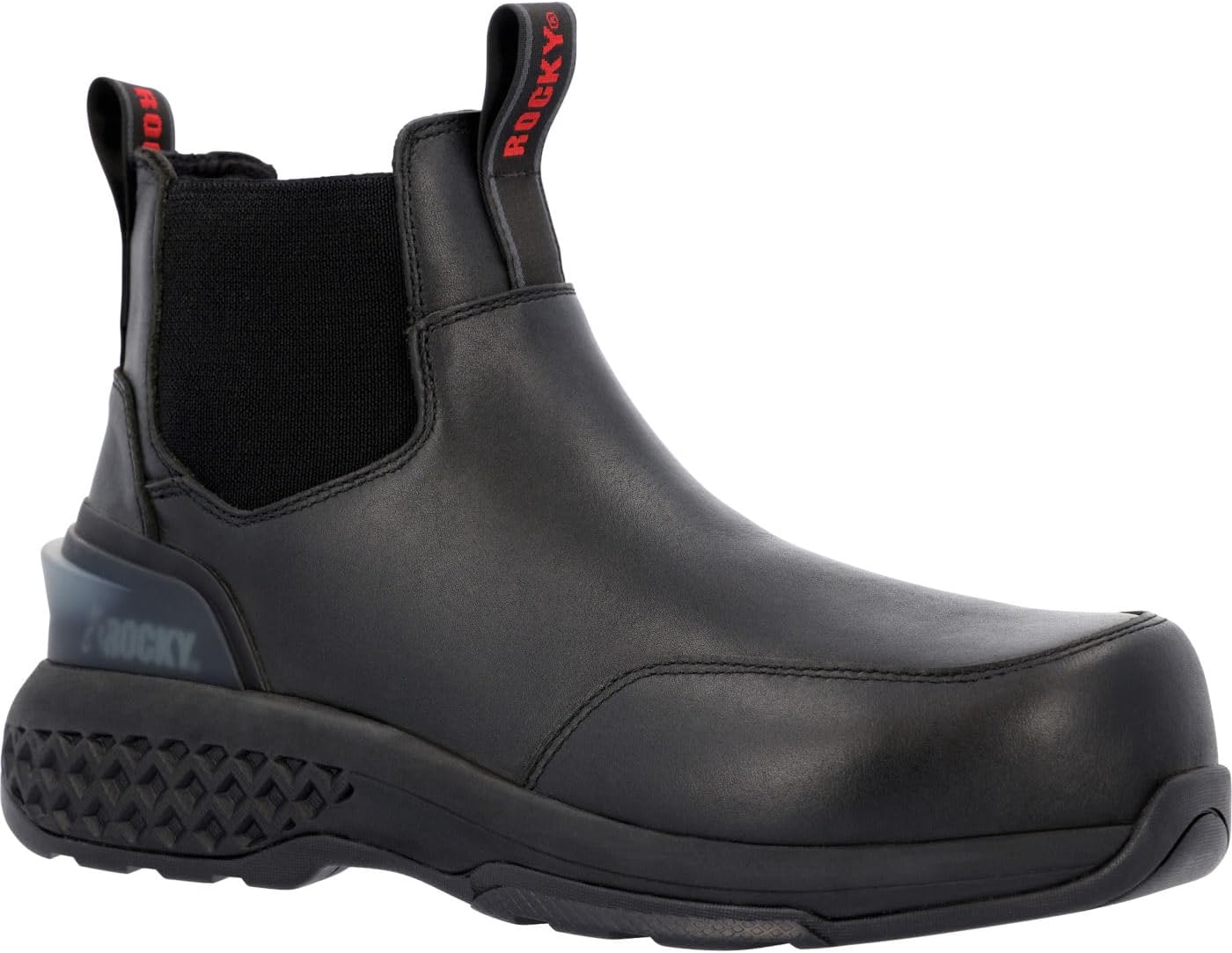 COMBAT-TRACK(コンバット-トラック)ダッドソール レースアップブーツ BUFFALO BOBS バッファローボブズ BUFFALOBOBS  BUFFALO BOBS ROCKY Code Red Station スリッポン コンポジットトゥブーツ, ブラック, 10