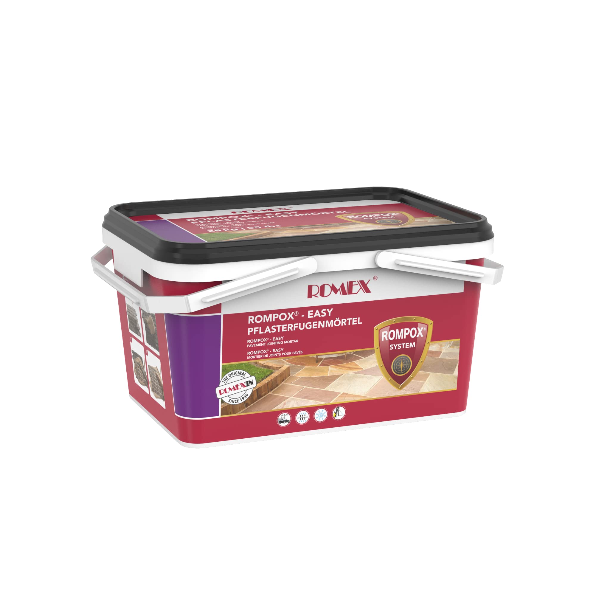 Romex Rompox - Easy Pflasterfugenmasse 25 kg, Basalt