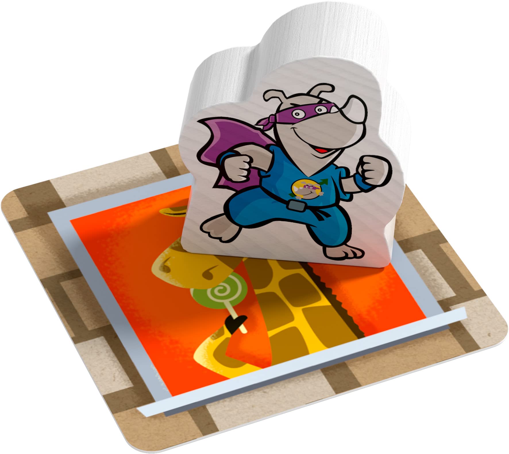 HABA Rhino Hero – Missing Match, Gedächtnisspiel Ab 4 Jahren, Für 2-4 Spieler
