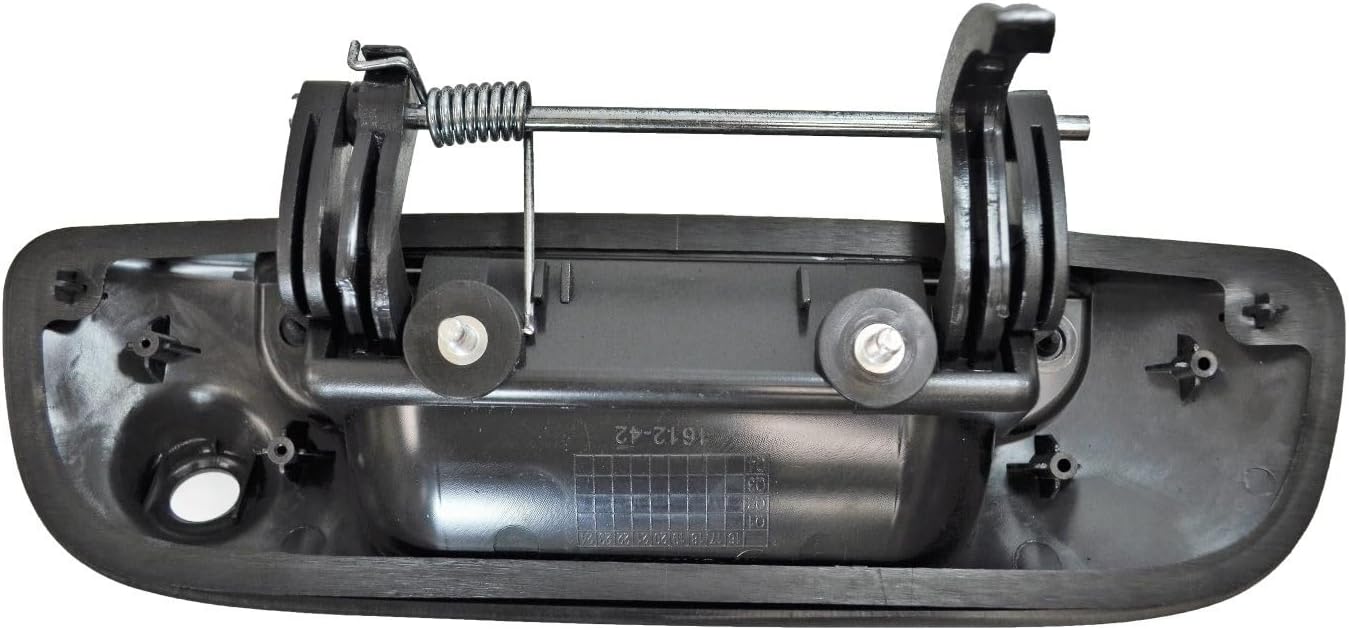 PT Auto Warehouse CH-3503A-TGC - Tailgate Handle, Textured Black - with Backup Camera Hole (Replaces 55276237AA)