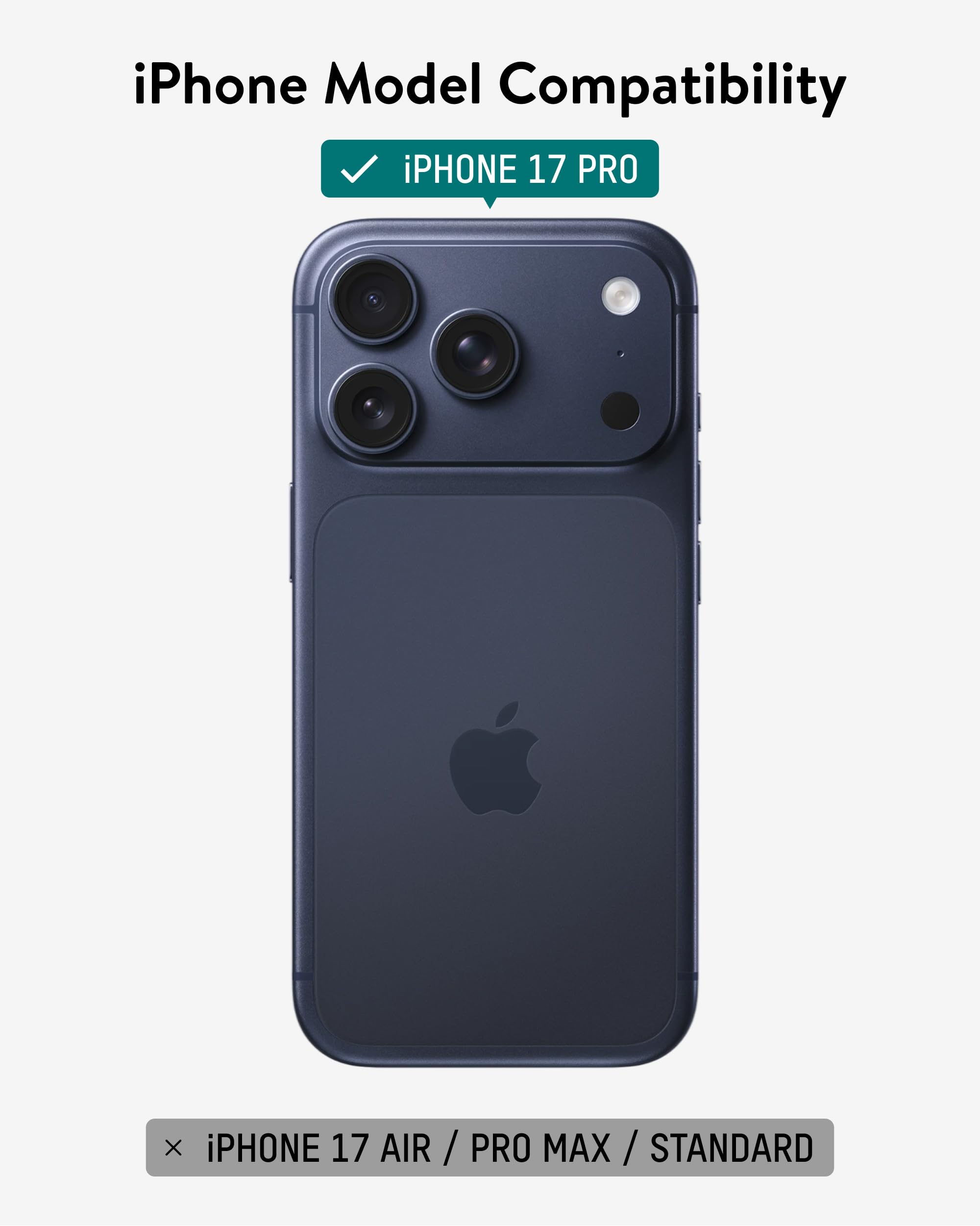 Mous Etui do iPhone'a 17 Pro, smukłe, kompatybilne z MagSafe - super cienkie - magnetyczne etui na telefon kompatybilne z iPhone 17 Pro, włókno węglowe, czarne