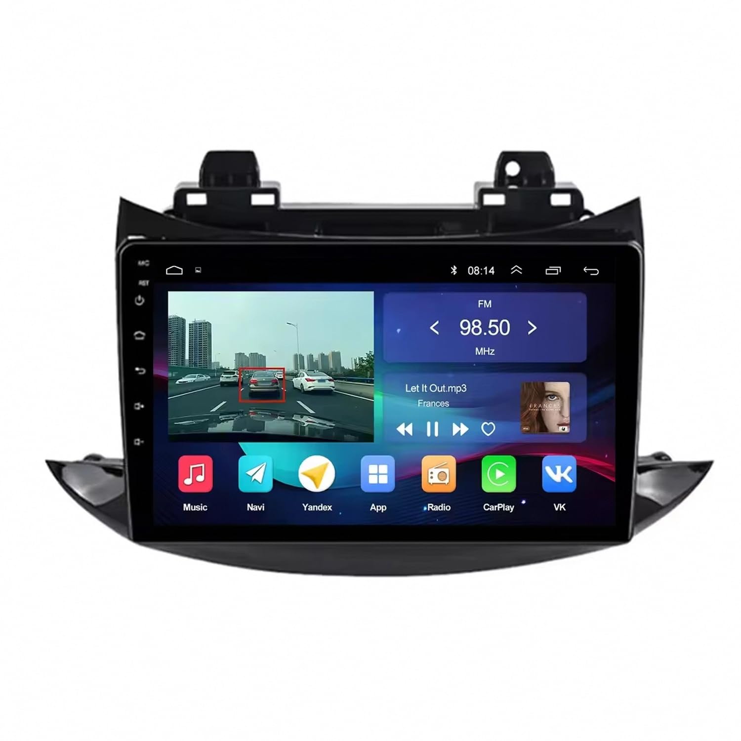 Ekran Carplay dla Chevrolet Tracker 3 Trax 2013-2020 Z Kamerą Cofania, Funkcją Mirror Link, Sterowaniem Głosowym I Radiem Fm; Obsługa Siri/Aux/Airplay, 4 Rdzeń 2G+32G