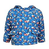  Outburst - Baby Jungen Winterjacke Skijacke gefüttert Wassersäule, blau, Größe 74