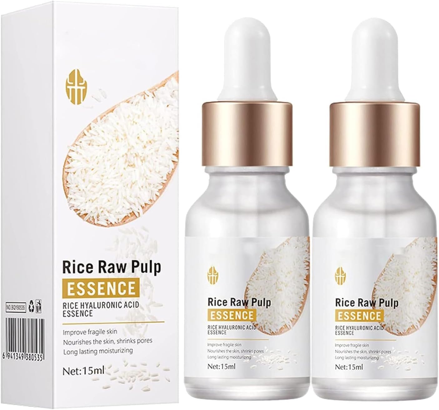 Crema De Arroz Para La Piel De Cara Y Cerrar Los Poros Quitar Manchas,Exfoliante De Arroz Para La Cara,Crema Para Manchas En La Cara,Jabon De Arroz Para La Cara,Extracto De Regaliz Para La Cara(2pcs)