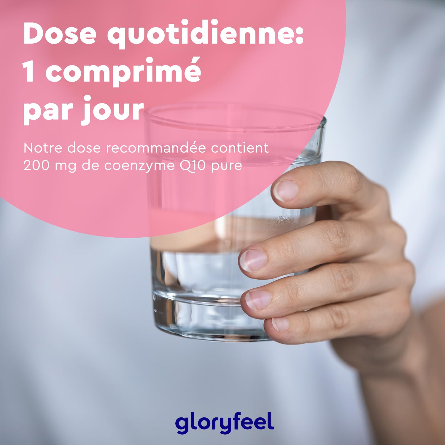 Coenzyme Q10 200mg Pure, 120 Capsules pour 4 Mois, Antioxydant Fort et Hautement Biodisponible, Contient CoQ10 Ubiquinone, 100% Végétalien et Testé en Laboratoire, Sans Arômes et Additifs Artificiels