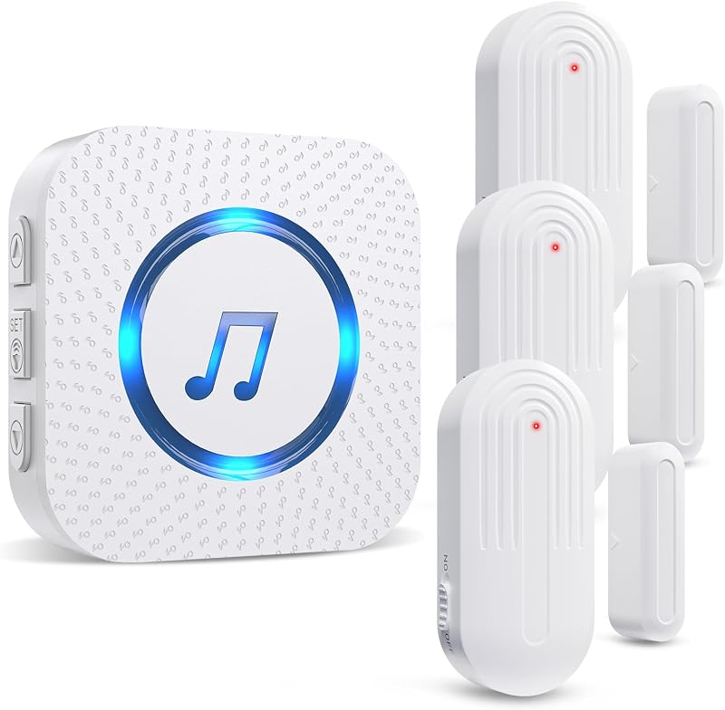 Door Chime Alarm When Open for Kids Safety, Home and Business | Get an instant chime or alarm when a door opens, with 26 tones and adjustable volume for kids safety, home, and business