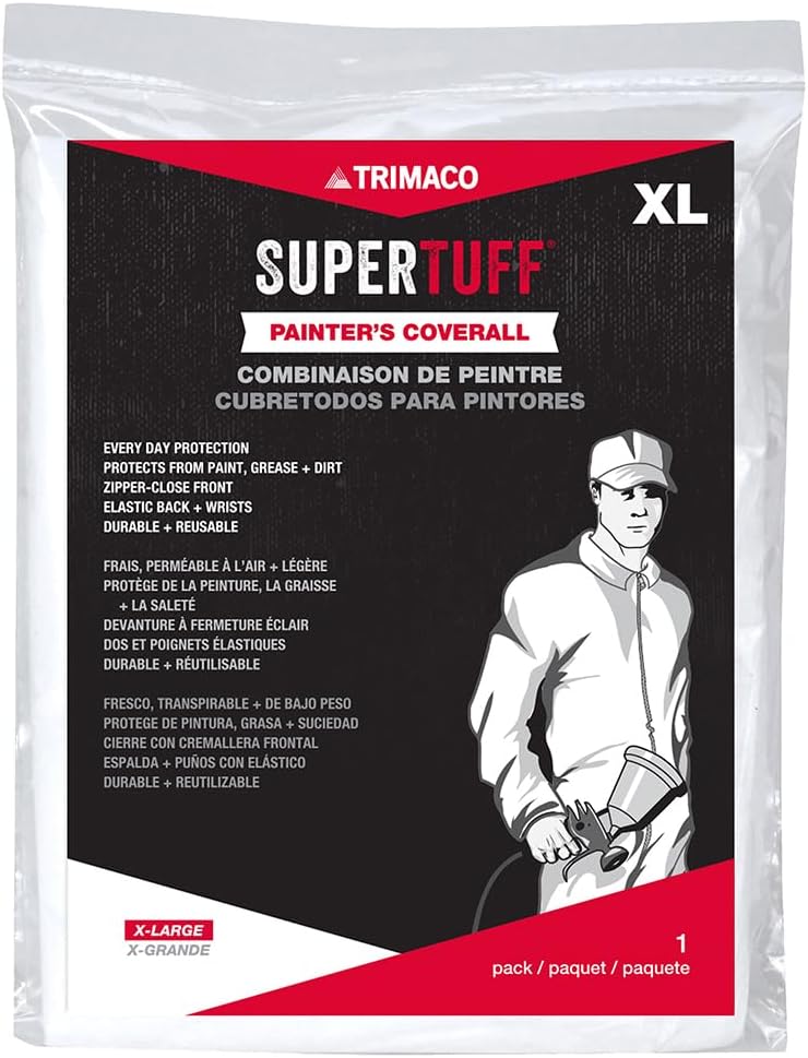 SuperTuff Polypropylene Coverall, X-Large, White