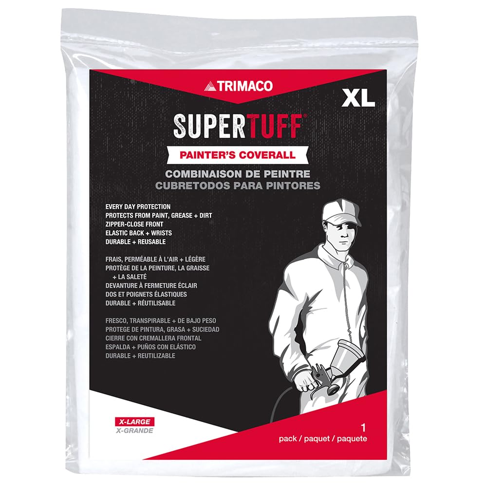 SuperTuff Polypropylene Coverall, X-Large, White