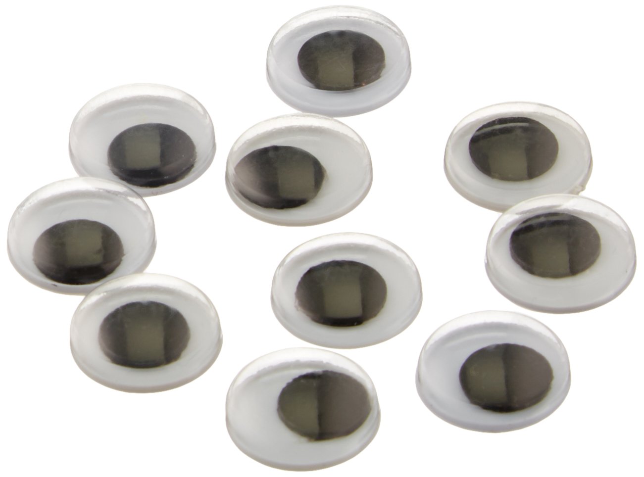 Darice 15mm Sticky-Back Googly Eyes - Black & White, 25-Pack For Crafts & DIY Projects