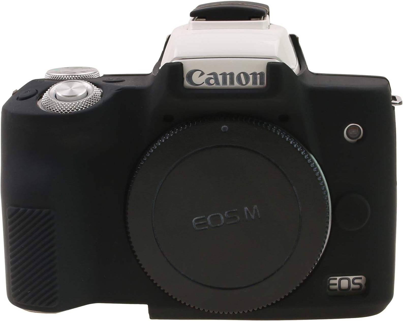 TUYUNG Camera Body Housing Case, Silicone Camera Case Protective Cover for Canon EOS M50 Digital Camera - Black