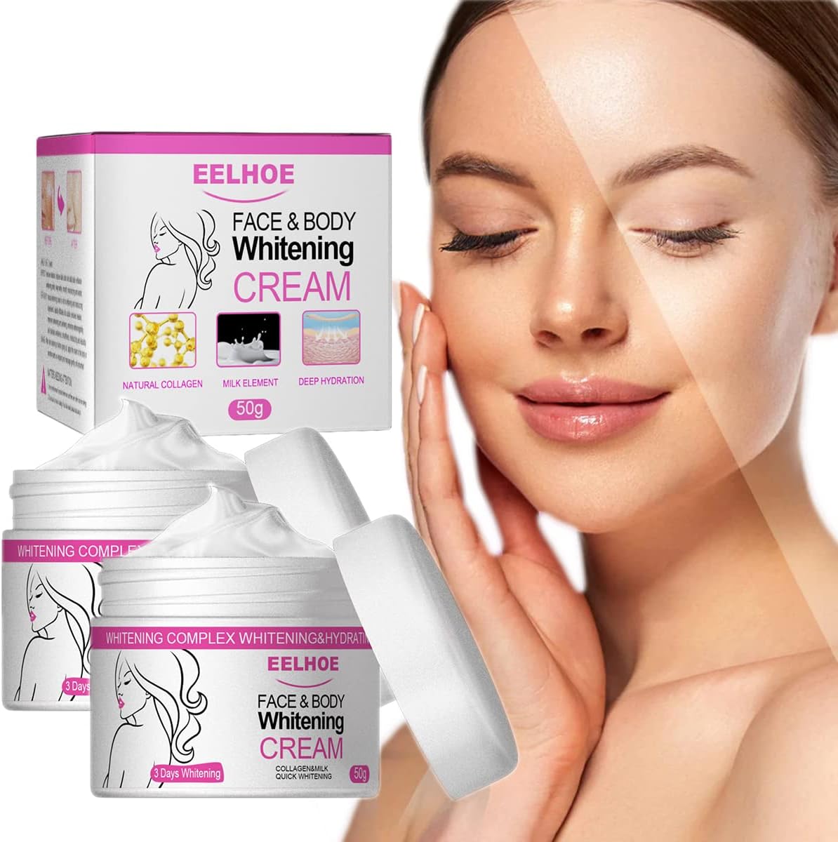 PEEHSS 50g Face and Body Whitening Cream, Body Whitening