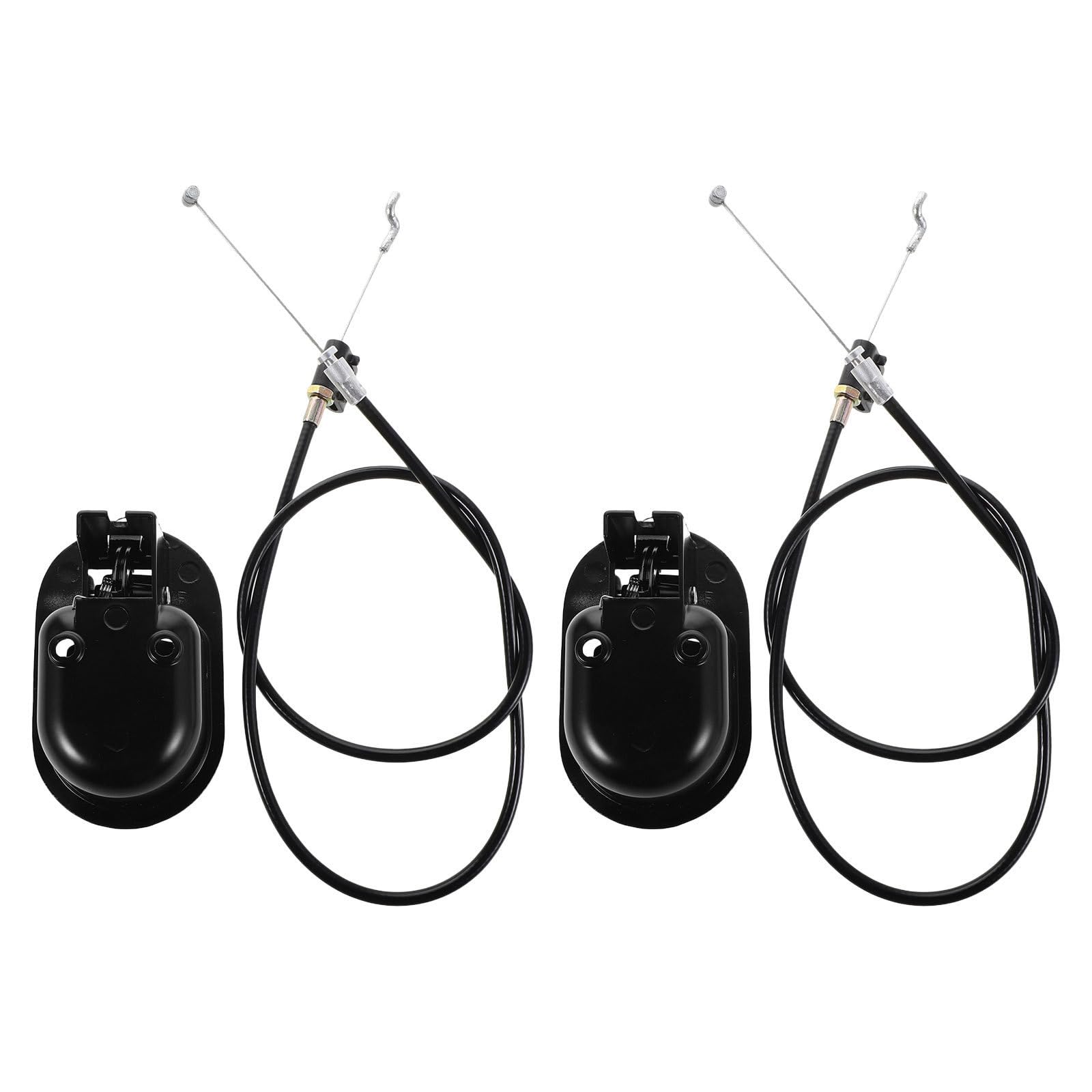Manija de liberación para sillón reclinable con cable de aleación negro juego de 2 piezas TOYANDONA