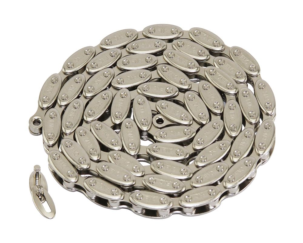 Lowrider Bike Olive Chain 1/2x1/8x100 1/Speed Chrome.