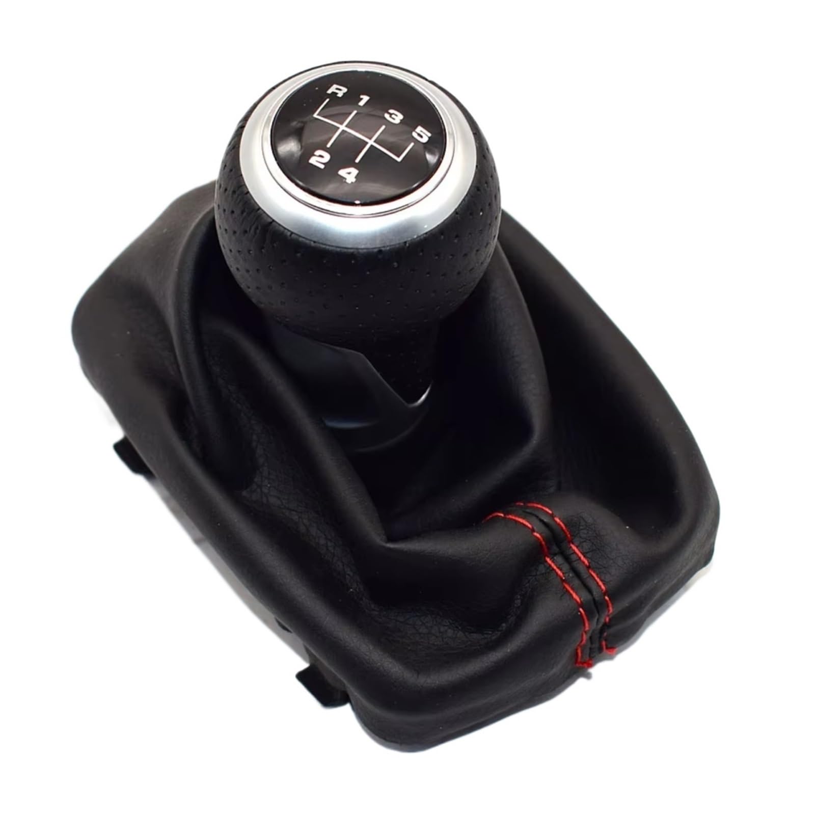 HILLAR Car Gear Stick Knob for /A3 /S3 8L 2001 2002 2003 6 Speed 5 Speed Gear Shift Stick Lever Knob Gaiter Gaitor Boot Cover(5 Speed Y02)