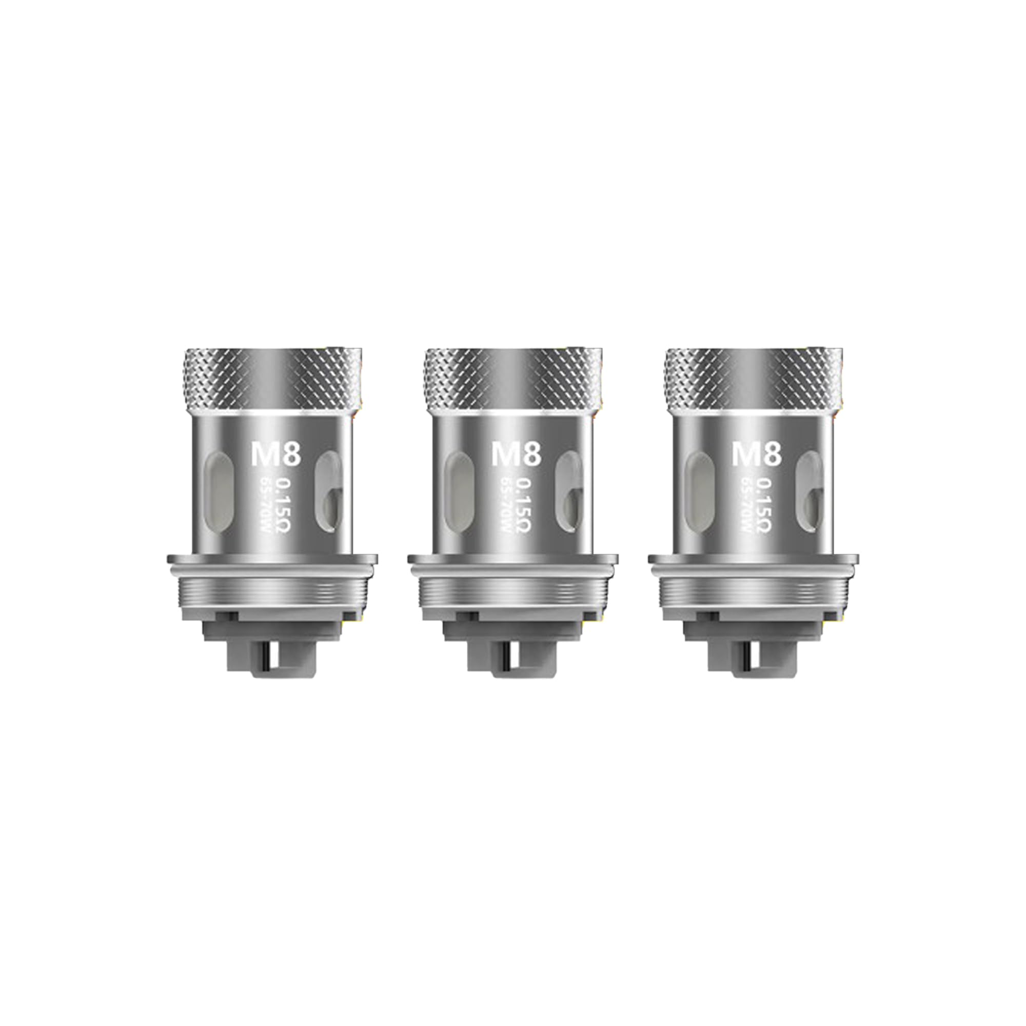 Horizontech Falcon Coils, Replacement Atomizers, Fibre Liquid Guiding System, Persistent Heat Energy, 2ml Cartridge Capacity, No Nicotine - 3 Pack, (M8, 0.15OHM)