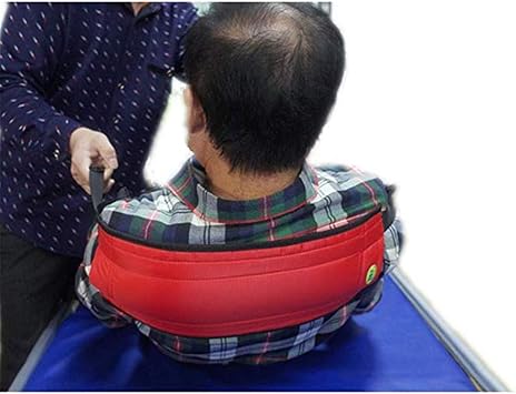 Patient Lift Sling Transfer Belt with Handles for Limited Mobility Caregiver Assistance Positioning Bed Pad for Elderly HandicappedSLength29.5inch Width8.3inch