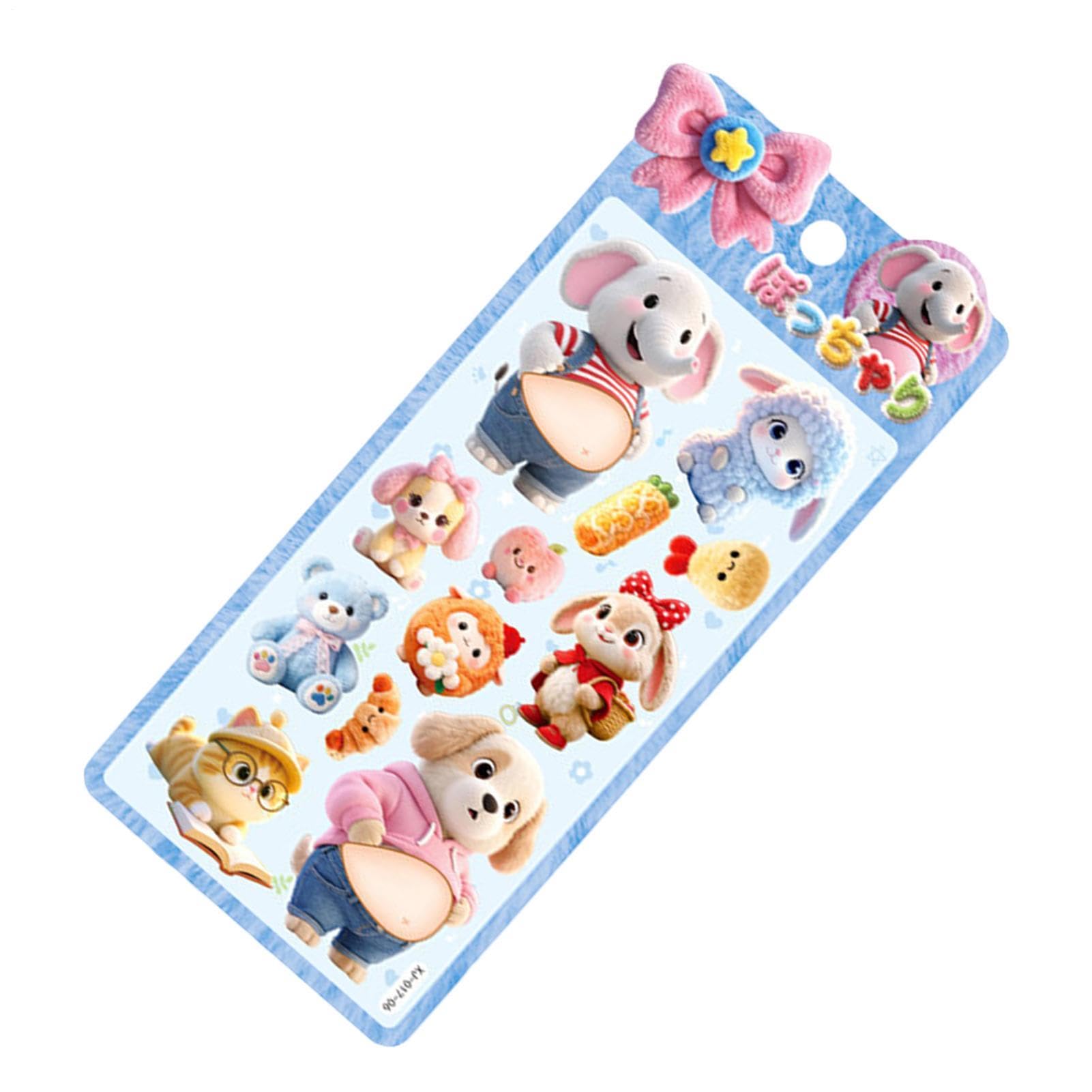 Stickers 3D pour scrapbooking et décoration de carnets intimes