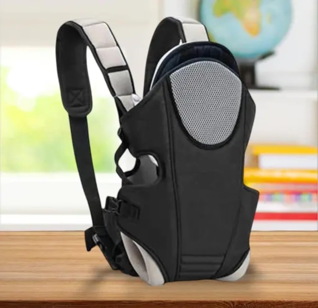 Duggu Kids 3-in-1 Rabbit Baby Carrier – Multifunctional, Breathable & Adjustable for Newborns to Toddlers for (0-24 Months) Soft, Durable & Designed for Parent & Baby Comfort (Black)-image-31