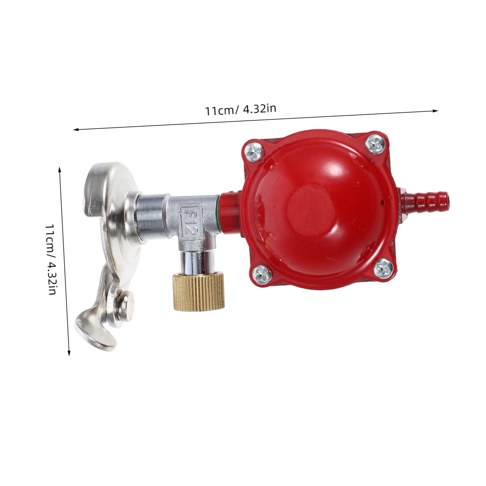 IWOWHERO Hydraulic Flow Control Needle Valve Copper Commercial Gas Valve Kitchen Gas Control for Stove Grill