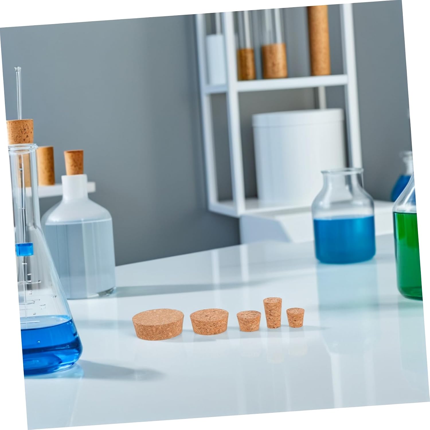 LABRIMP 25PCS Leakproof Airtight Seal for Jars Bottles Laboratory Use Preserve Freshness of Liquids Spices More