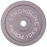 Produkteigenschaften - Die Scheiben bestehen aus massiven Gusseisen im Silbergrauen Look und haben einen Durchmesser von ca. 20-45 cm (2,5 kg – 20 kg).