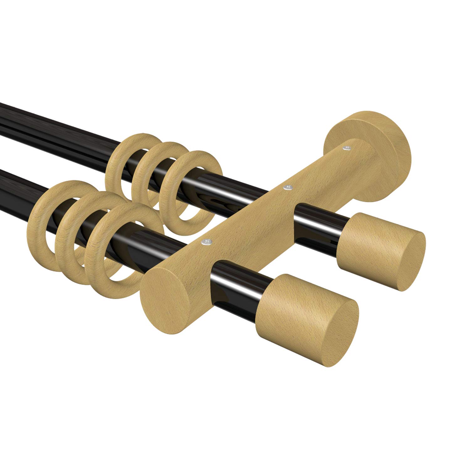 Lot De 12/24 Anneaux De Rideaux En Métal Pour Tringle à Rideaux