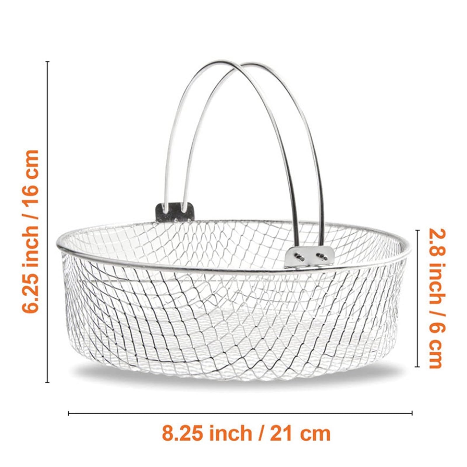 Cesta de freidora acero 304 21 cm | Rejilla for vaporera multiusos