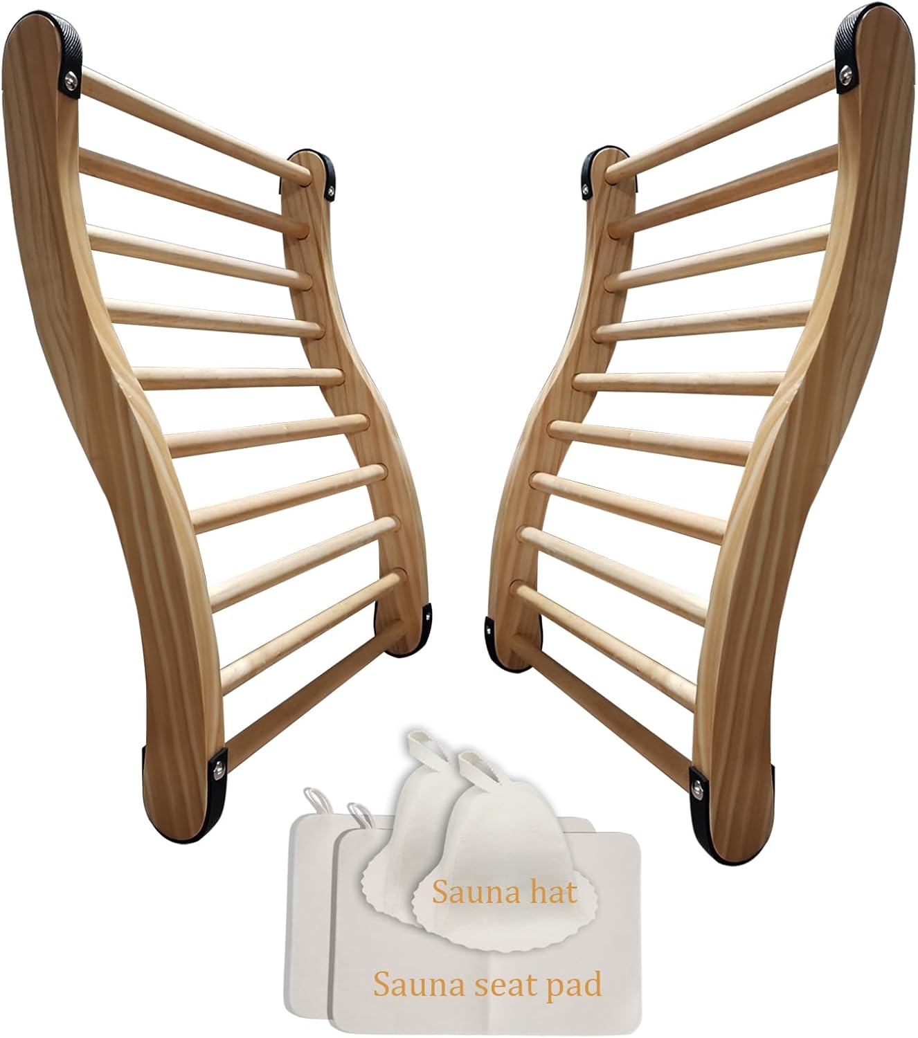 BESTNEWIE SShape SlipResistant Canadian Cedar Sauna