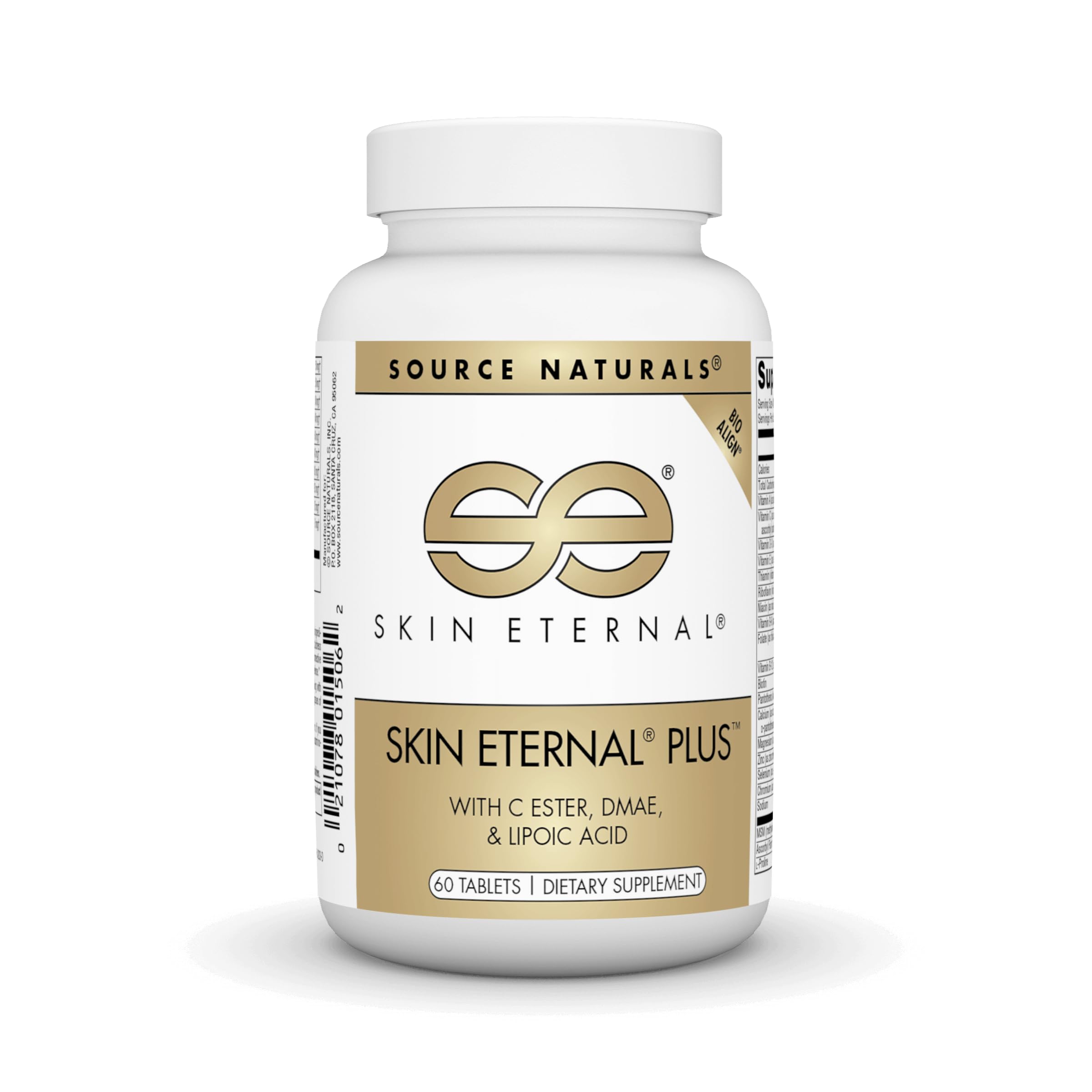 Source NaturalsSkin Eternal Plus, with C Ester, DMAE, & Lipoic Acid - 60 Tablets