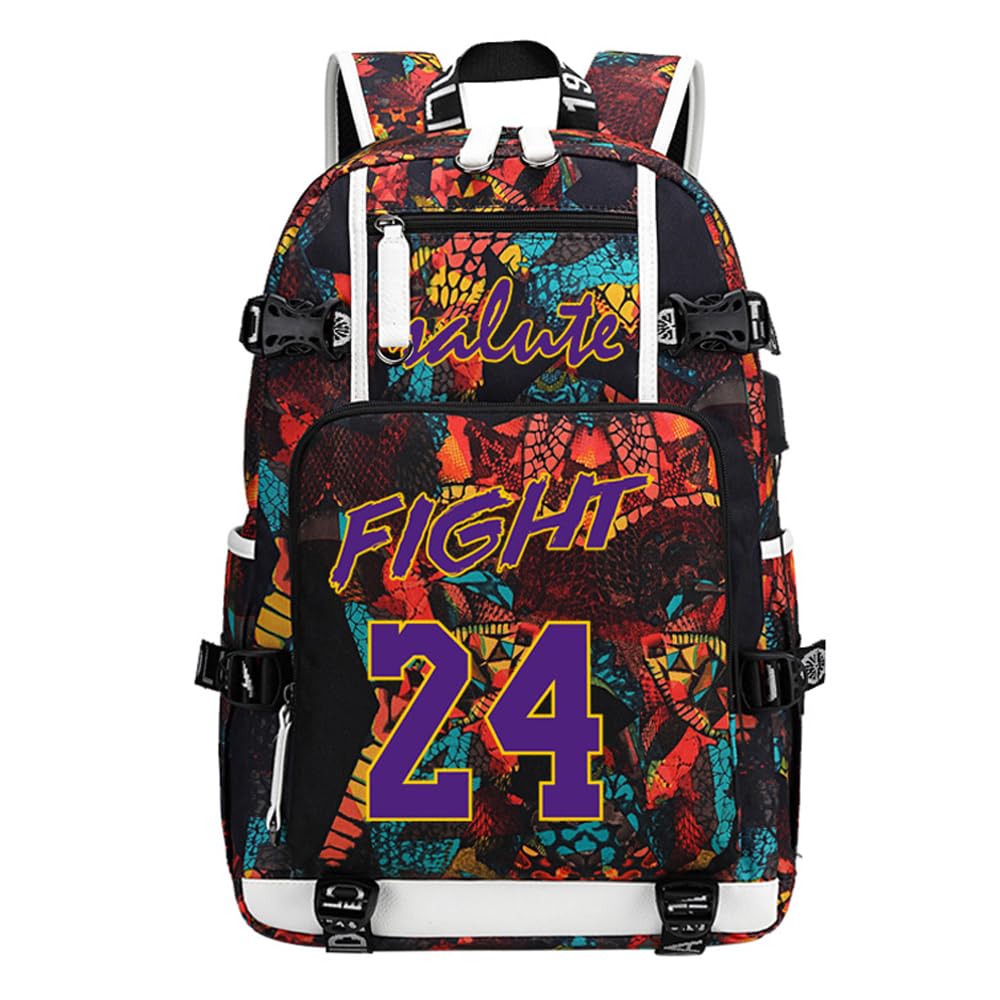 Basketball KB24 Multifunction Backpack Travel Daypack Fans Bag For Men Women
