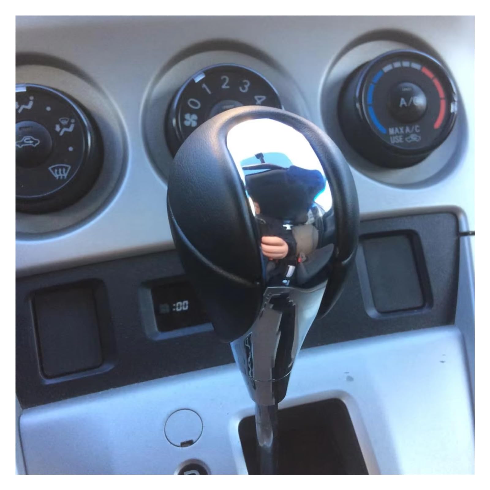 Car Gear Stick Knob for Toyota for Estima for Hilux for Crown for Innova for Matrix for Venza Automatic Shifter Stick Lever Handle Gear Shift Knob(Plating)