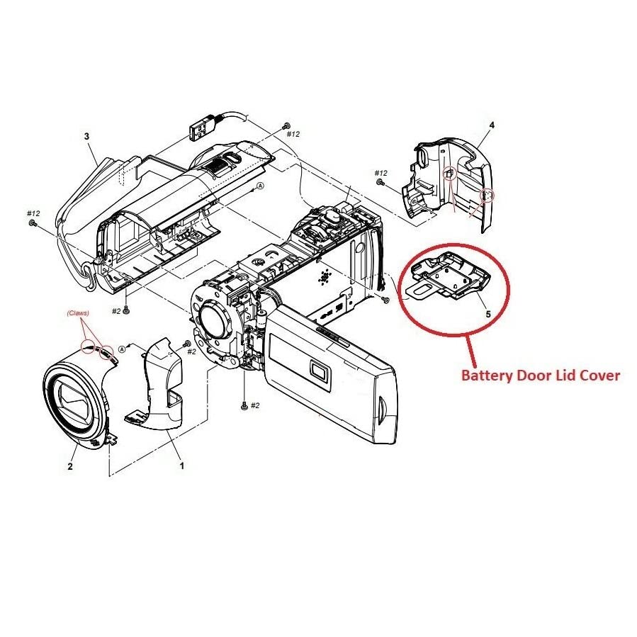 Amazon.com : BD Battery Door Lid Cover Compatible with Sony