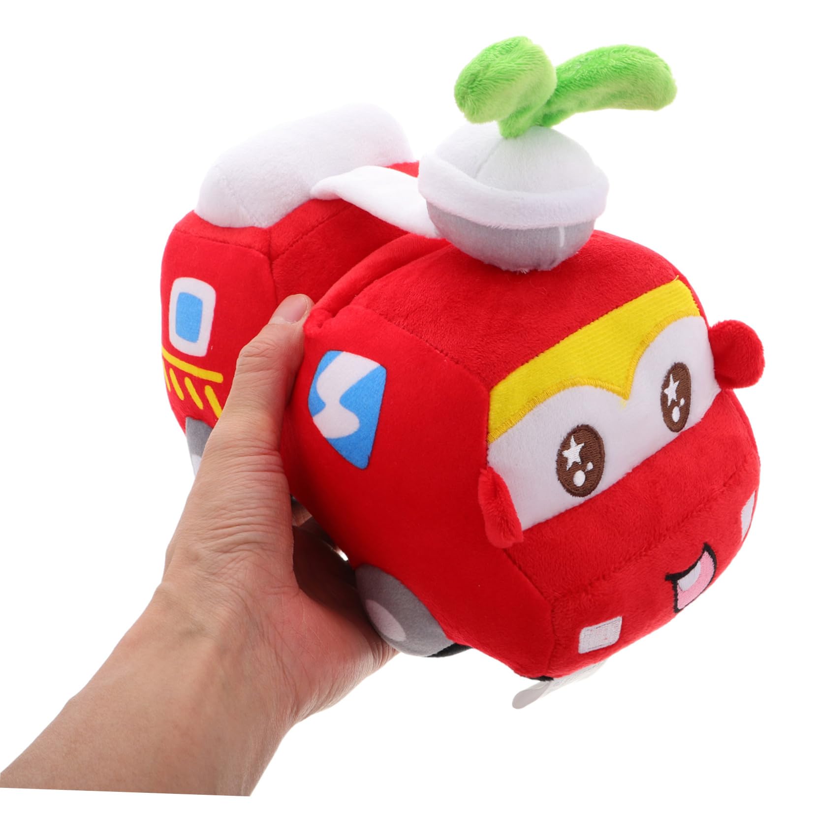 Camión de Bomberos de Peluche Rojo 20cm, Muñeco de PP Algodón