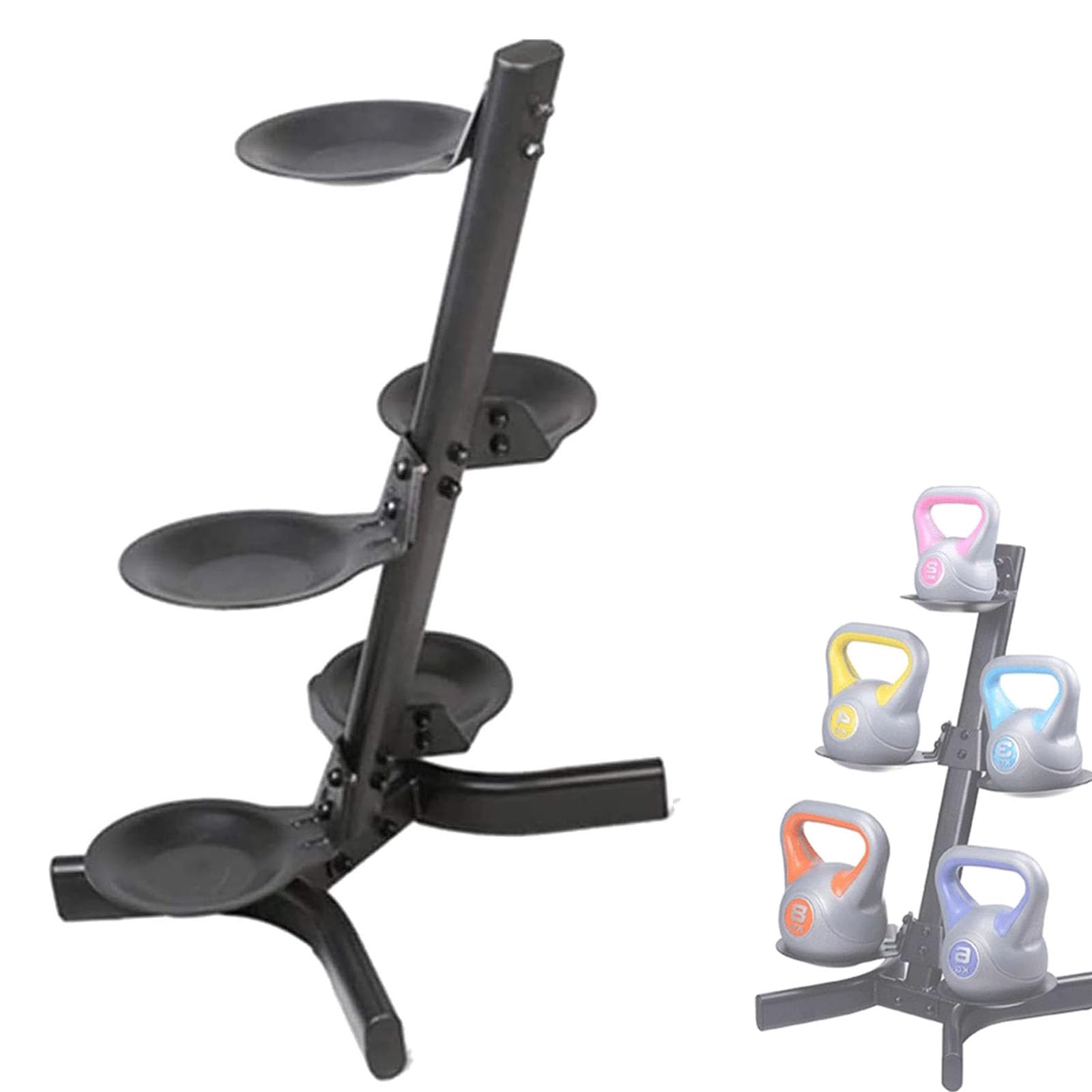 Support d'haltères stable pour ranger 200 kg de poids et ballons