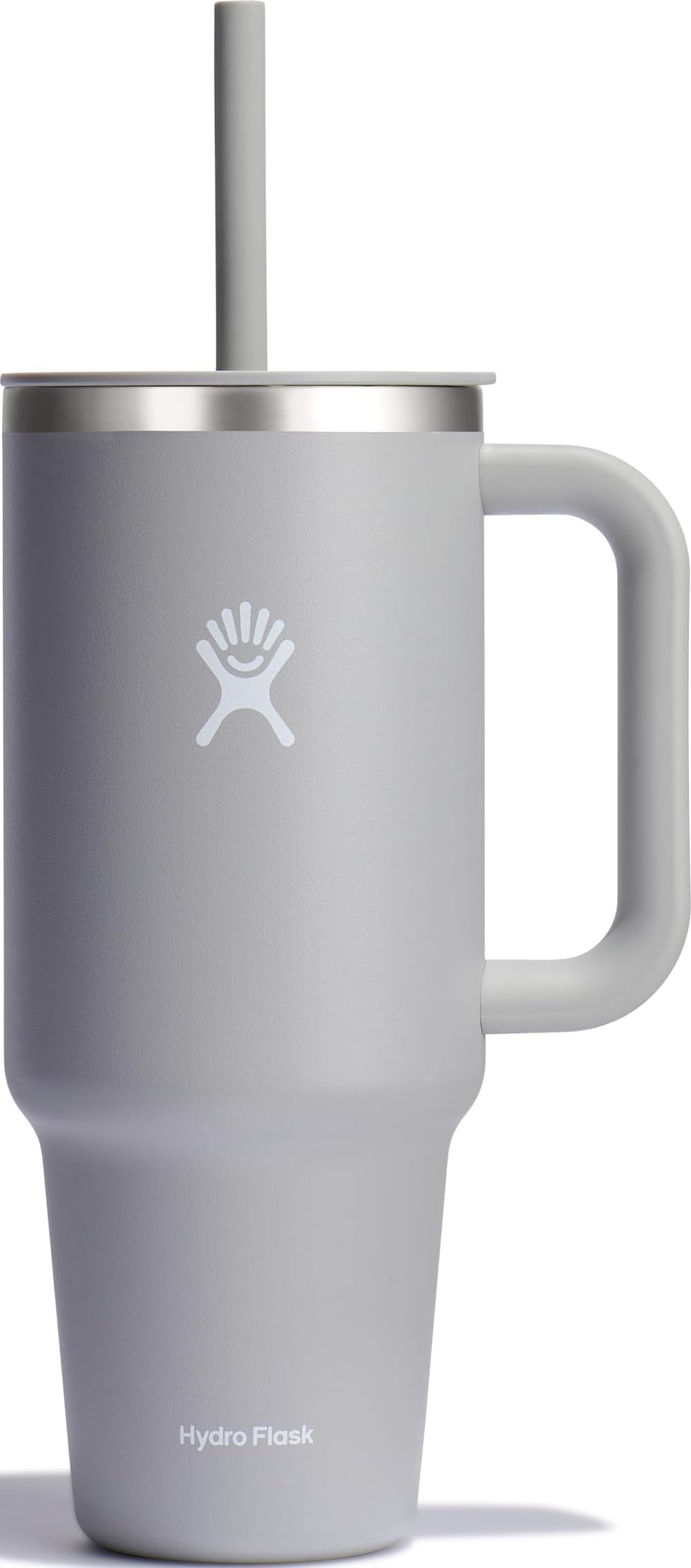 40 Oz Travel Tumbler with Handle, Lid and Straw - Insulated Stainless Steel in 40 Oz Birch